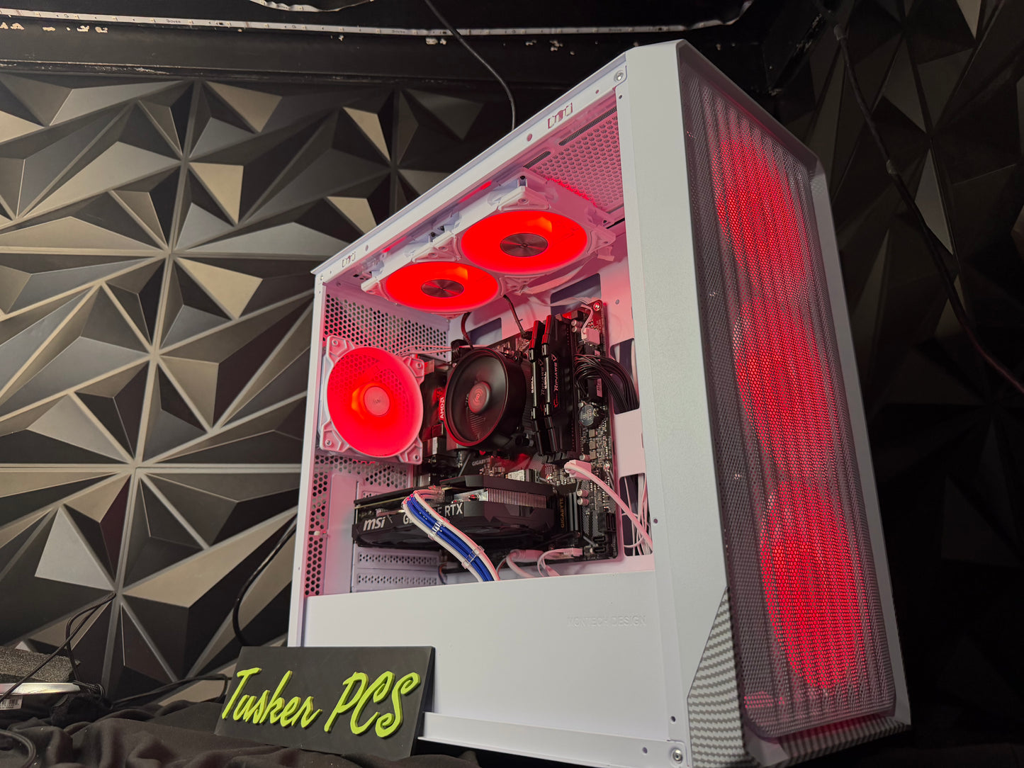 ๐โ๏ธ AQUA ICE โ๏ธ๐ Ryzen 5 5500| RTX 4060Ti | 16 GB DDR4| 1.25 TB NVMe| 650W PSU