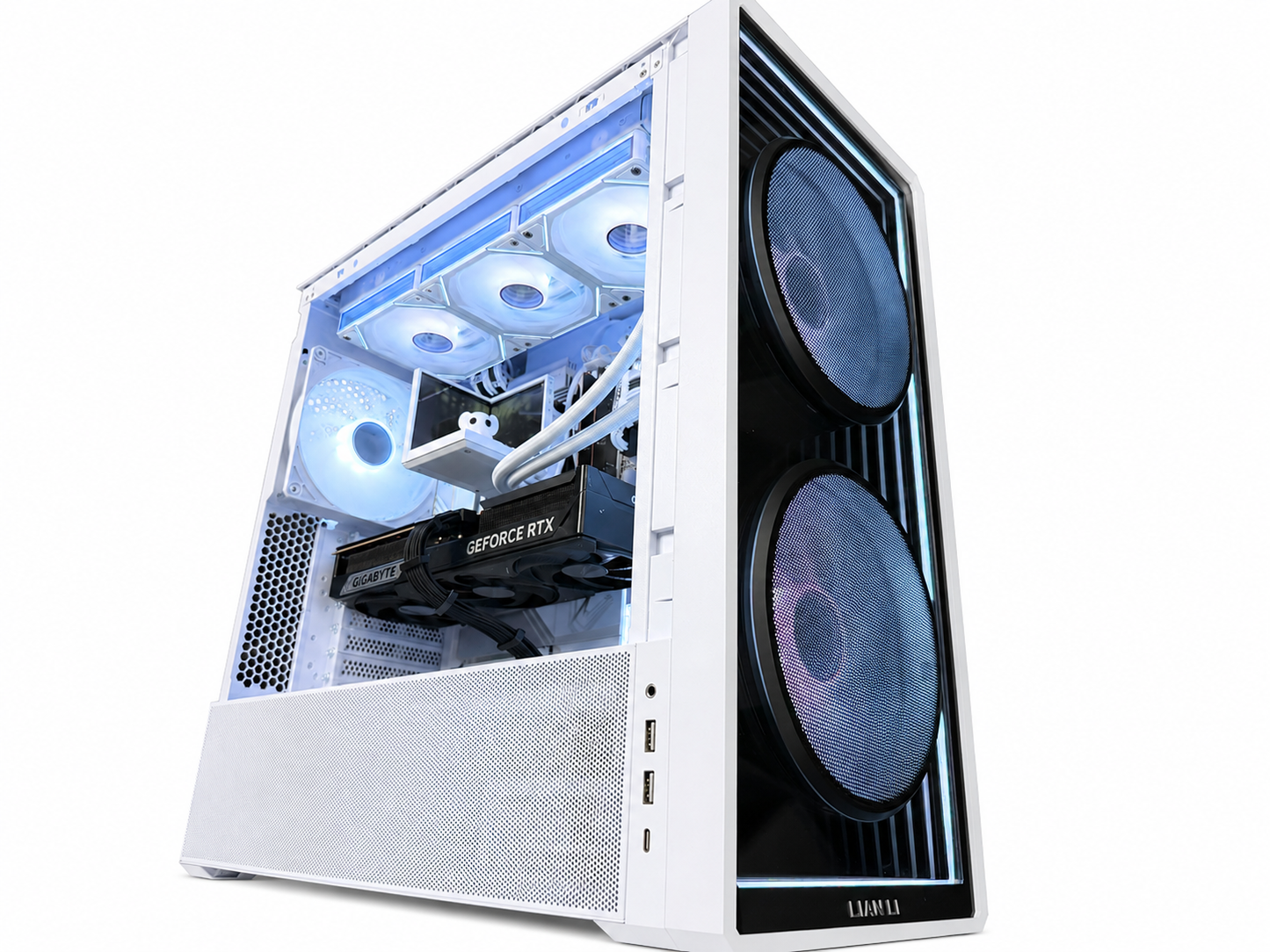 Ivory Tusk – Ryzen 7 9850X3D / RTX 5080 4K Gaming PC