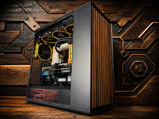 Iron Wood — RX 9070 XT Gaming PC | Ryzen 9 9900X