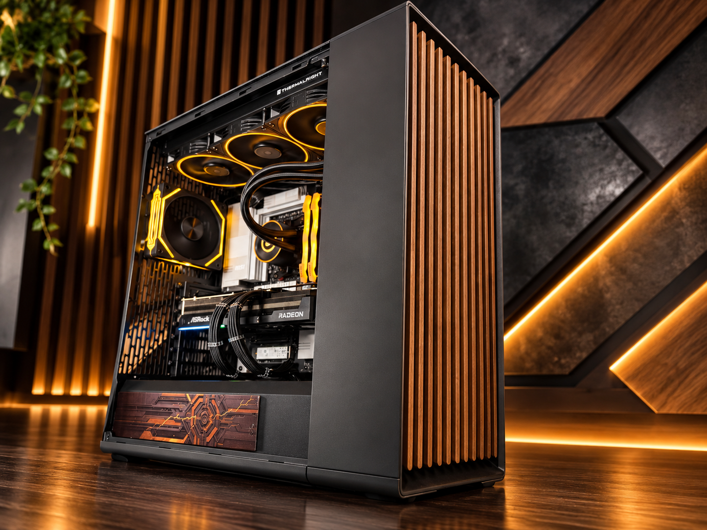 Iron Wood — RX 9070 XT Gaming PC | Ryzen 9 9900X