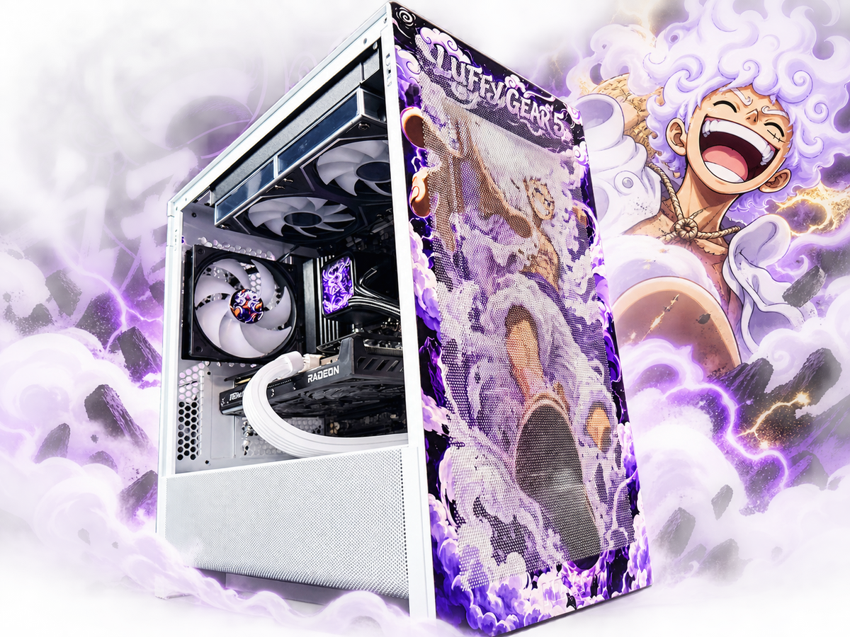 Gear 5 One Piece-themed gaming PC by Tusker PCs