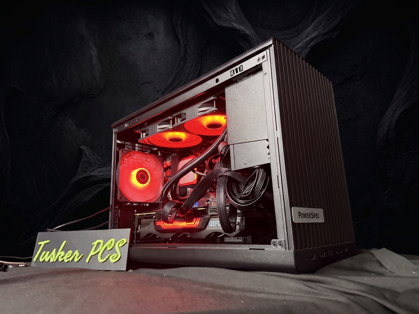 🌑⚡ ZERO DARK 7580 ⚡🌑 Ryzen 5 7500X3D| RTX 3080| 16 GB DDR5| 1.25 TB Nvme| 750W PSU
