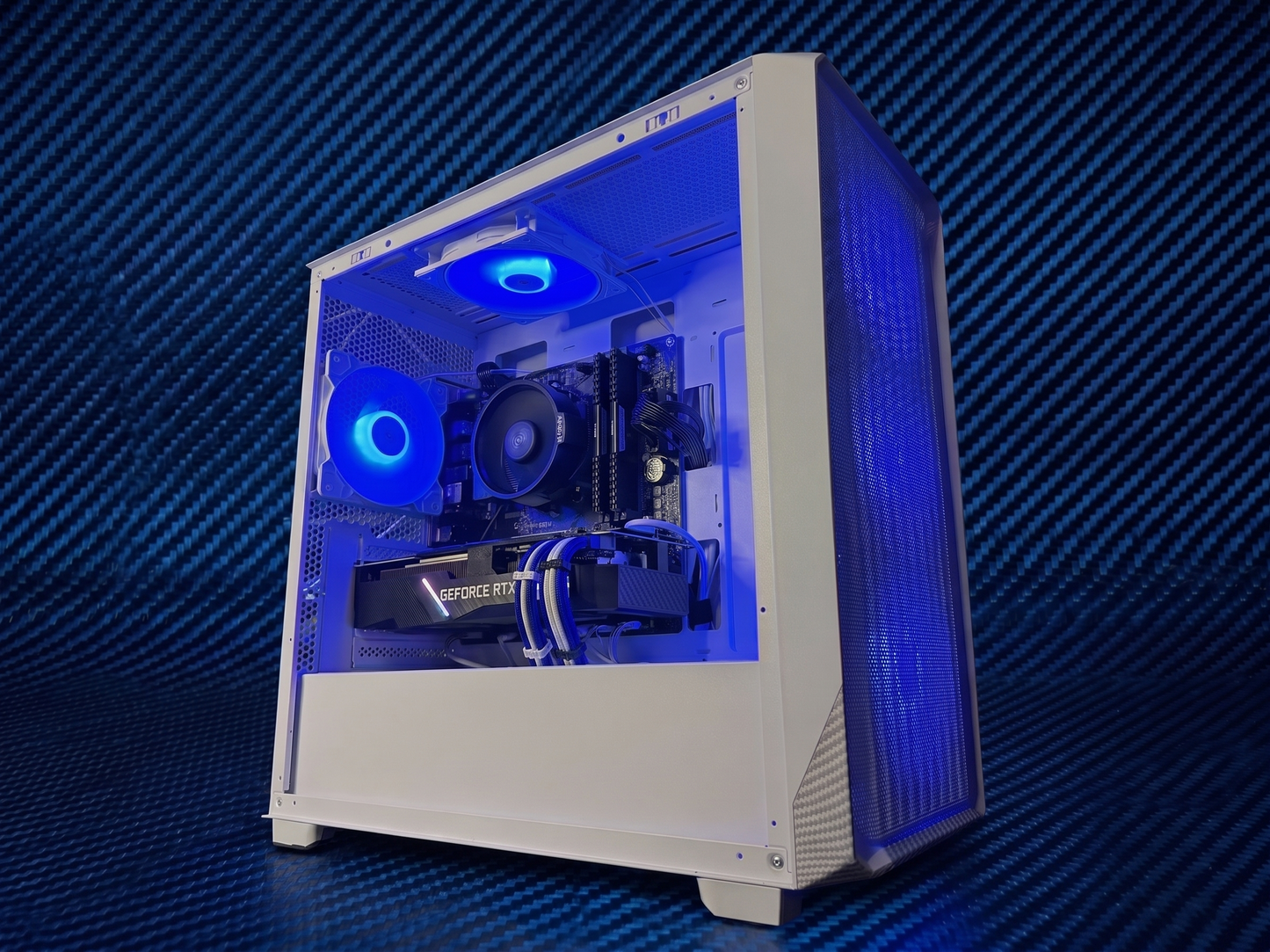 🔵⚡ BLUE FIBER ⚡🔵 Ryzen 5 5500| RTX 2080 Super | 16 GB DDR4| 1 TB SSD| 650W PSU