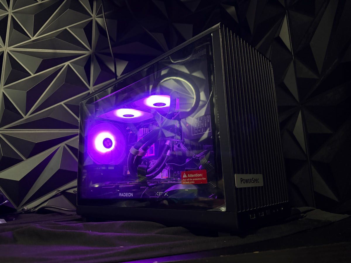 Infinity Gamer gaming PC close-up detail