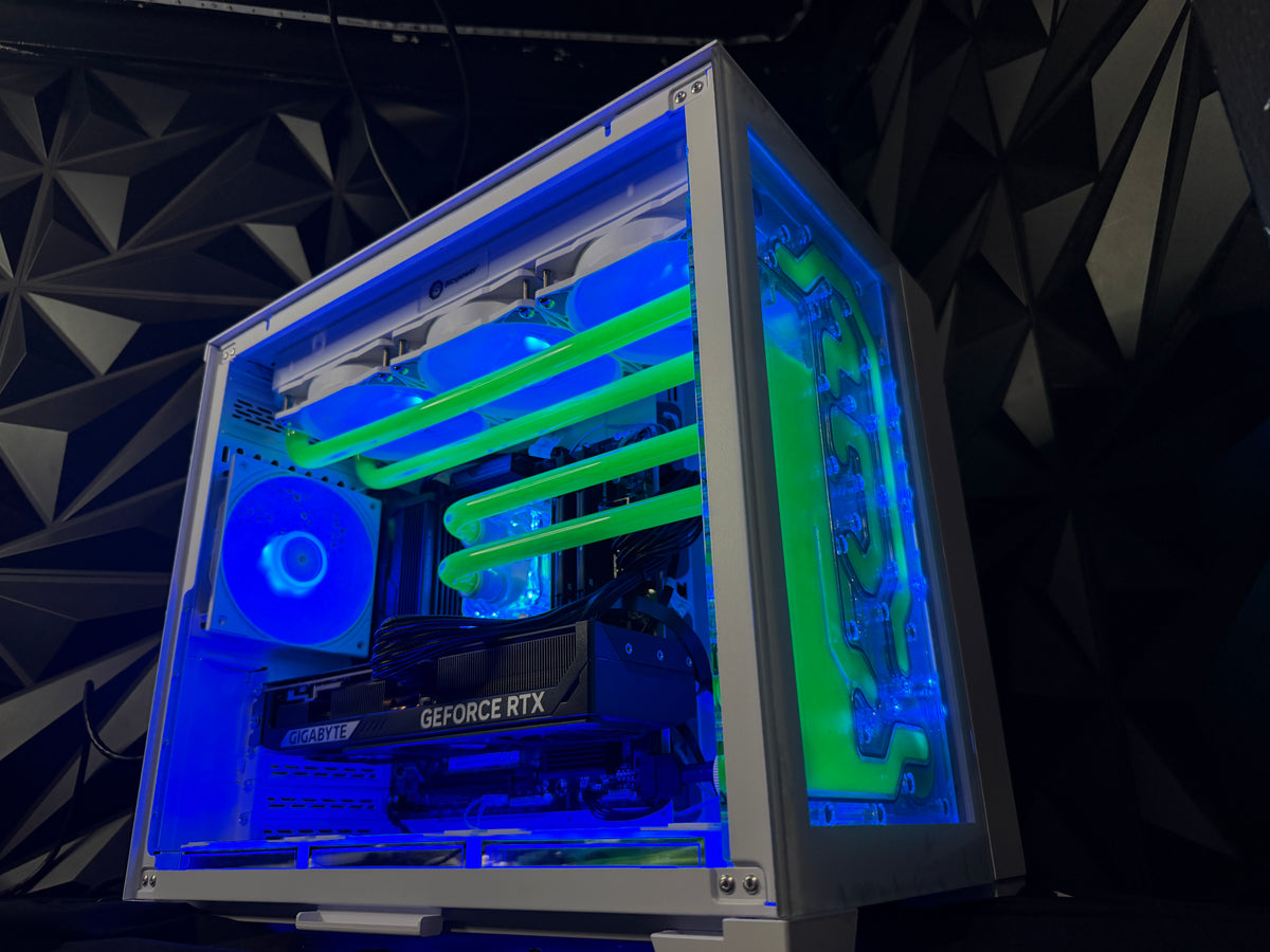 Gamma Ray gaming PC close-up detail