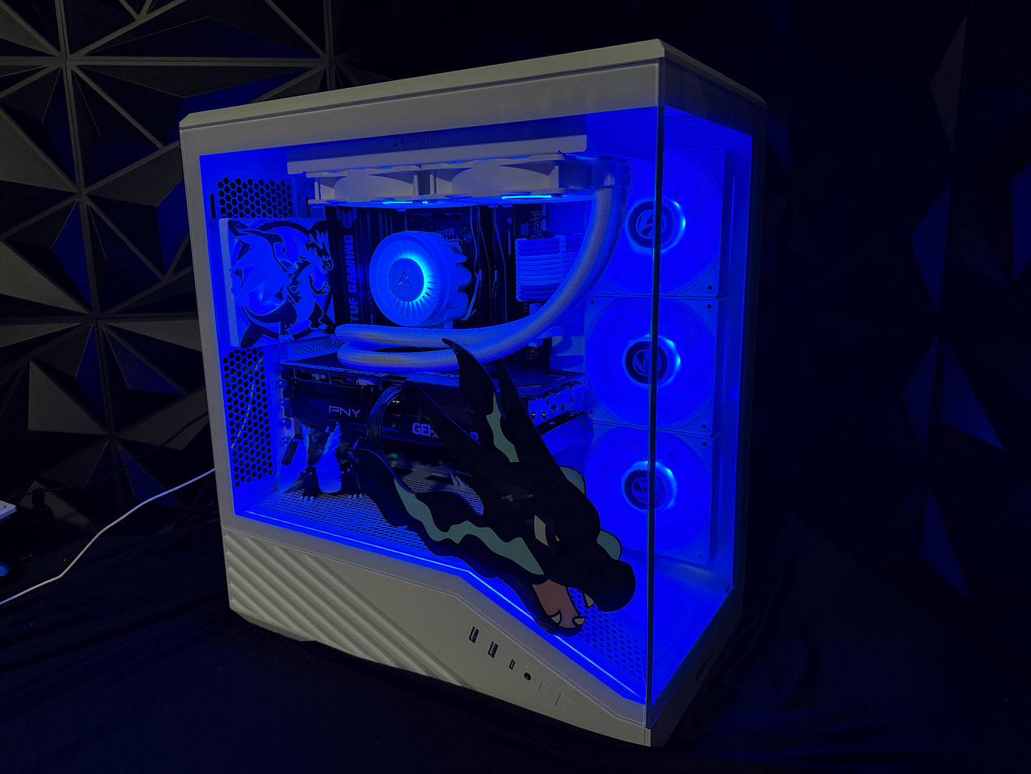 🔥🐉 Blue Inferno X 🔥🐉 Ryzen 7 9800X3d| RTX 5070Ti| 32 GB DDR5| 4 TB NVMe| 850W Gold PSU