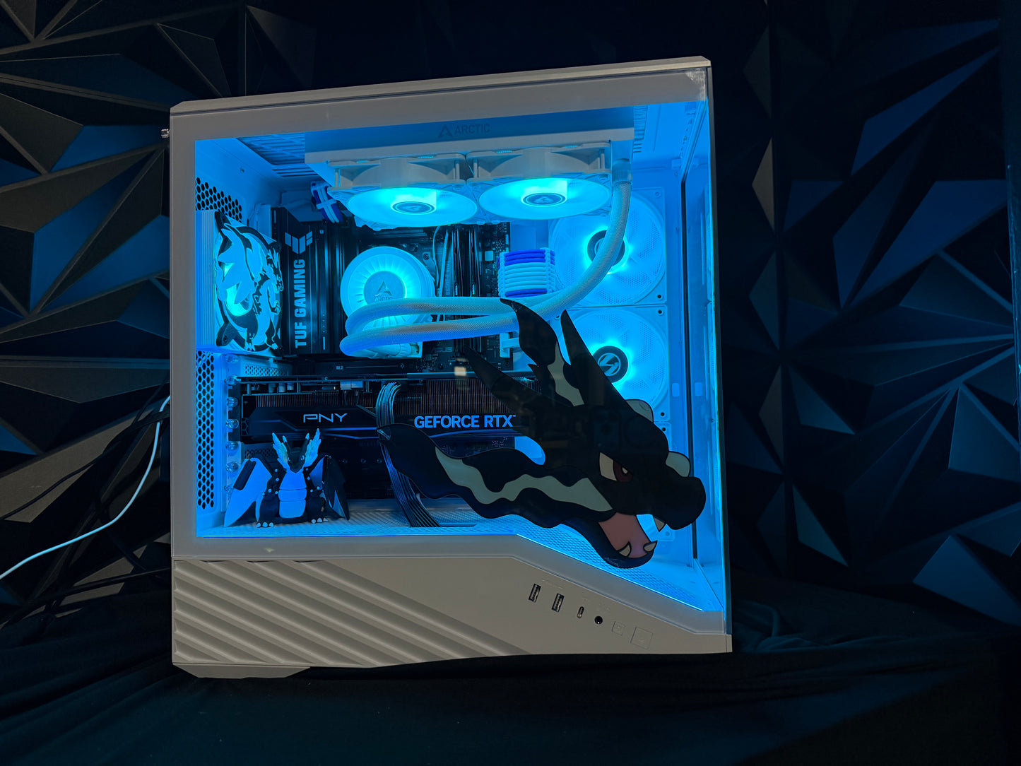 🔥🐉 Blue Inferno X 🔥🐉 Ryzen 7 9800X3d| RTX 5070Ti| 32 GB DDR5| 4 TB NVMe| 850W Gold PSU