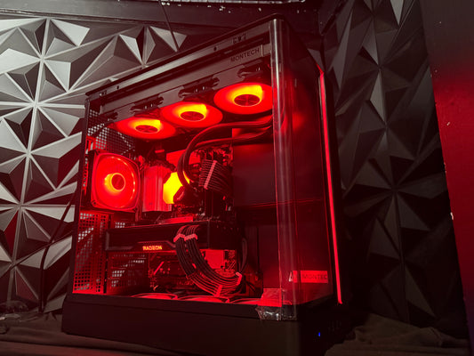 🌊🖤 BLACK OCEAN 🖤🌊Ryzen 7 7700X| RX 6950XT| 32 GB DDR5| 1.5 TB NVMe| 850W PSU