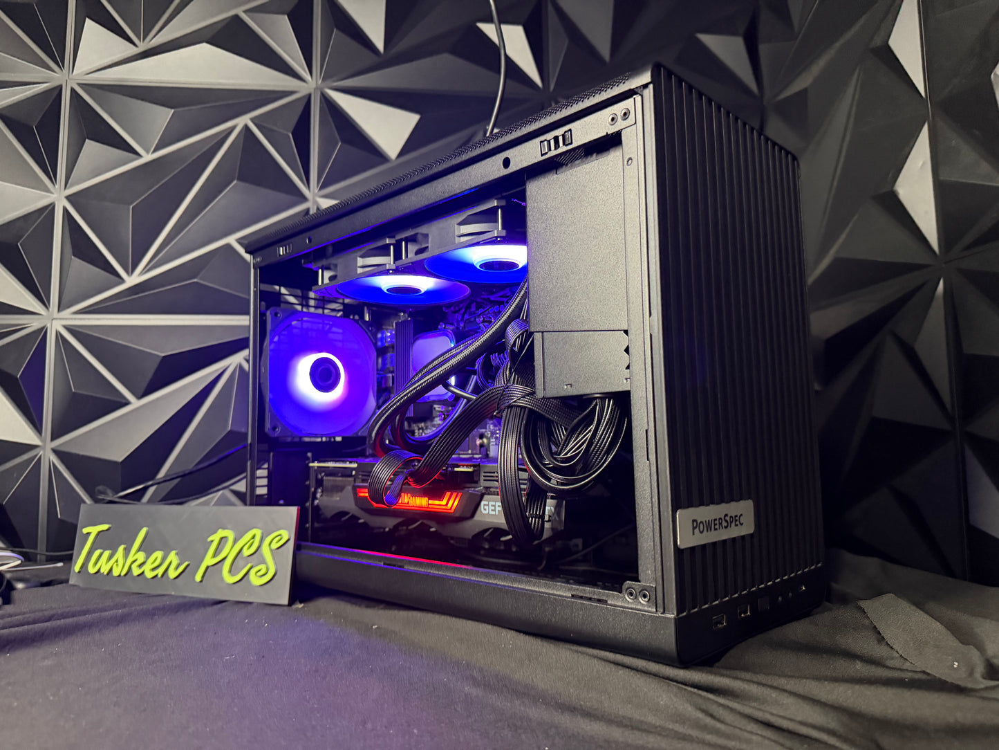 🌑⚡ ZERO DARK 7580 ⚡🌑 Ryzen 5 7500X3D| RTX 3080| 16 GB DDR5| 1.25 TB Nvme| 750W PSU