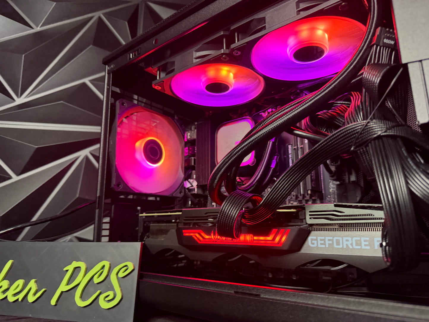 🌑⚡ ZERO DARK 7580 ⚡🌑 Ryzen 5 7500X3D| RTX 3080| 16 GB DDR5| 1.25 TB Nvme| 750W PSU