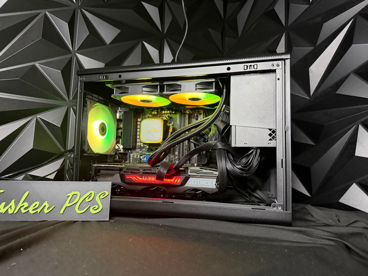 🌑⚡ ZERO DARK 7580 ⚡🌑 Ryzen 5 7500X3D| RTX 3080| 16 GB DDR5| 1.25 TB Nvme| 750W PSU
