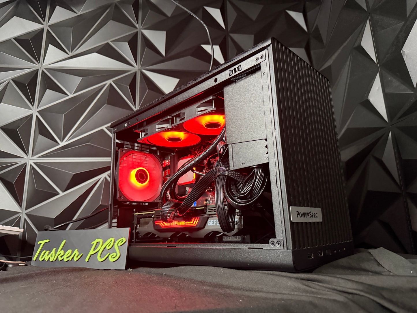 🌑⚡ ZERO DARK 7580 ⚡🌑 Ryzen 5 7500X3D| RTX 3080| 16 GB DDR5| 1.25 TB Nvme| 750W PSU