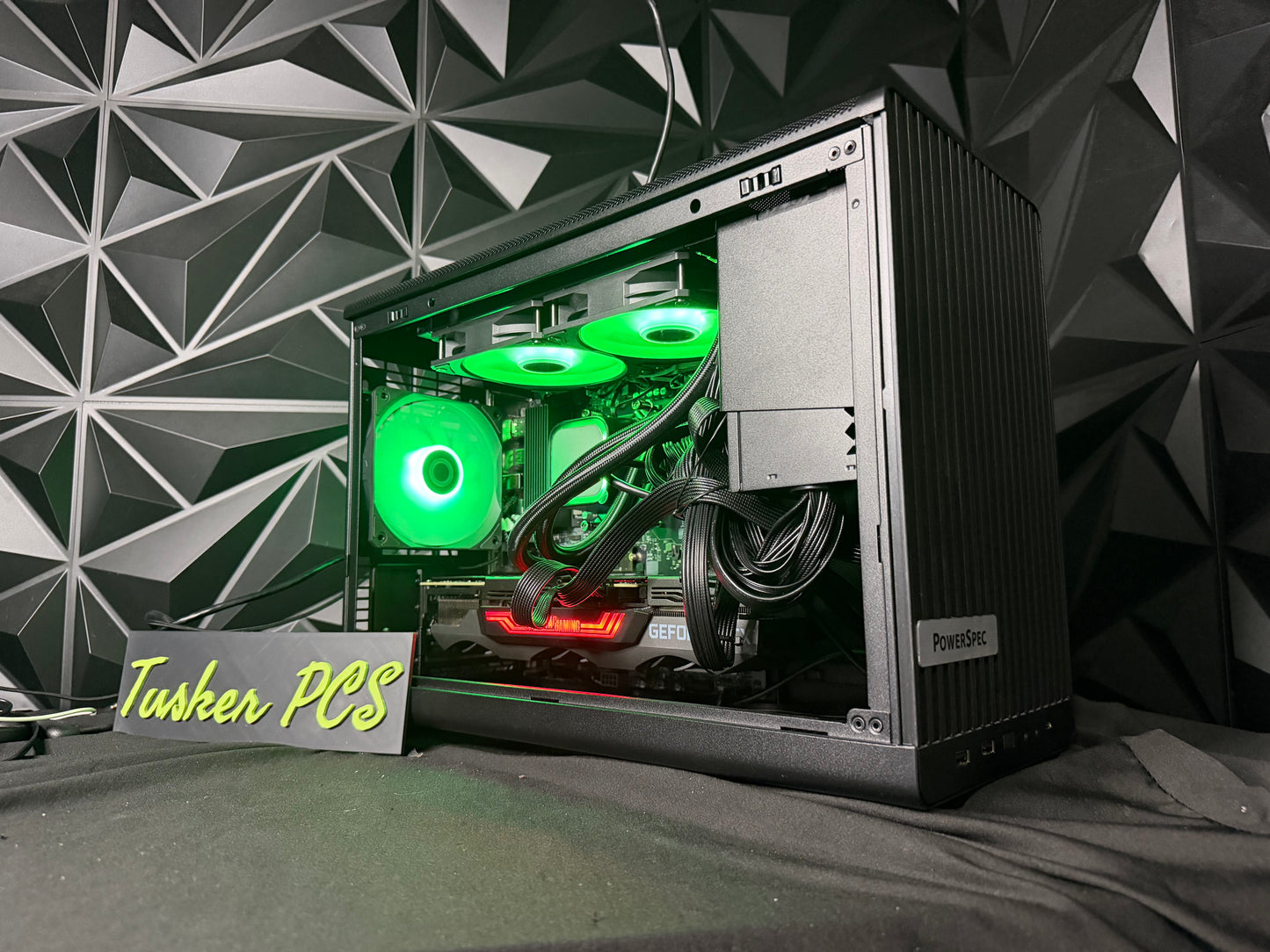 🌑⚡ ZERO DARK 7580 ⚡🌑 Ryzen 5 7500X3D| RTX 3080| 16 GB DDR5| 1.25 TB Nvme| 750W PSU