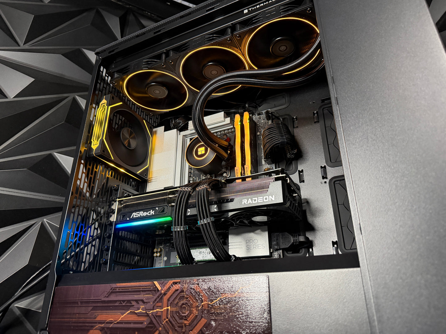 Iron Wood — RX 9070 XT Gaming PC | Ryzen 9 9900X