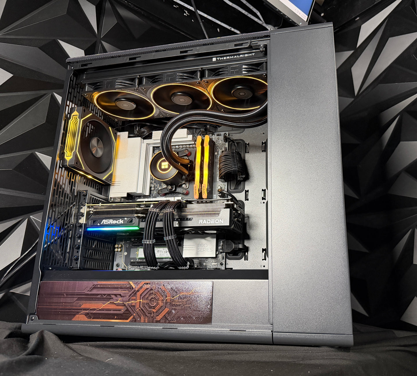 Iron Wood — RX 9070 XT Gaming PC | Ryzen 9 9900X