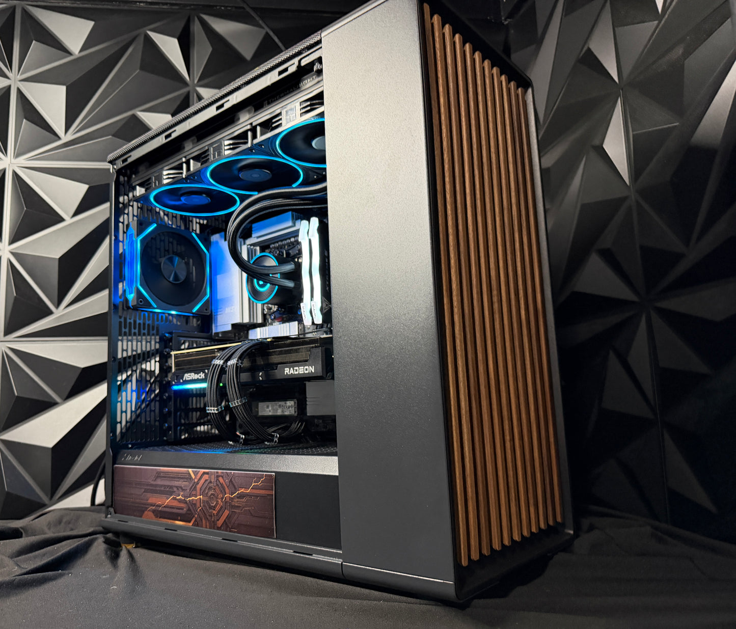 Iron Wood — RX 9070 XT Gaming PC | Ryzen 9 9900X