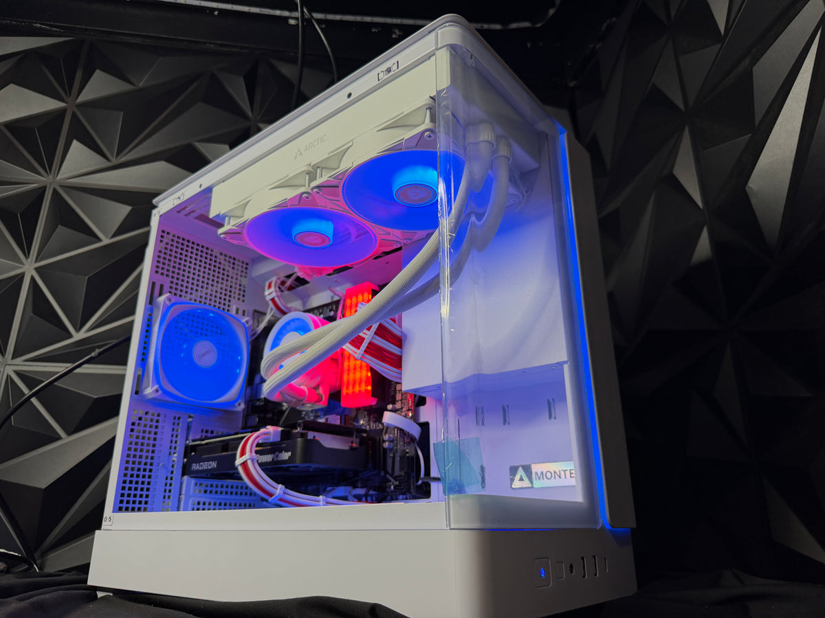Blood Ice gaming PC side view