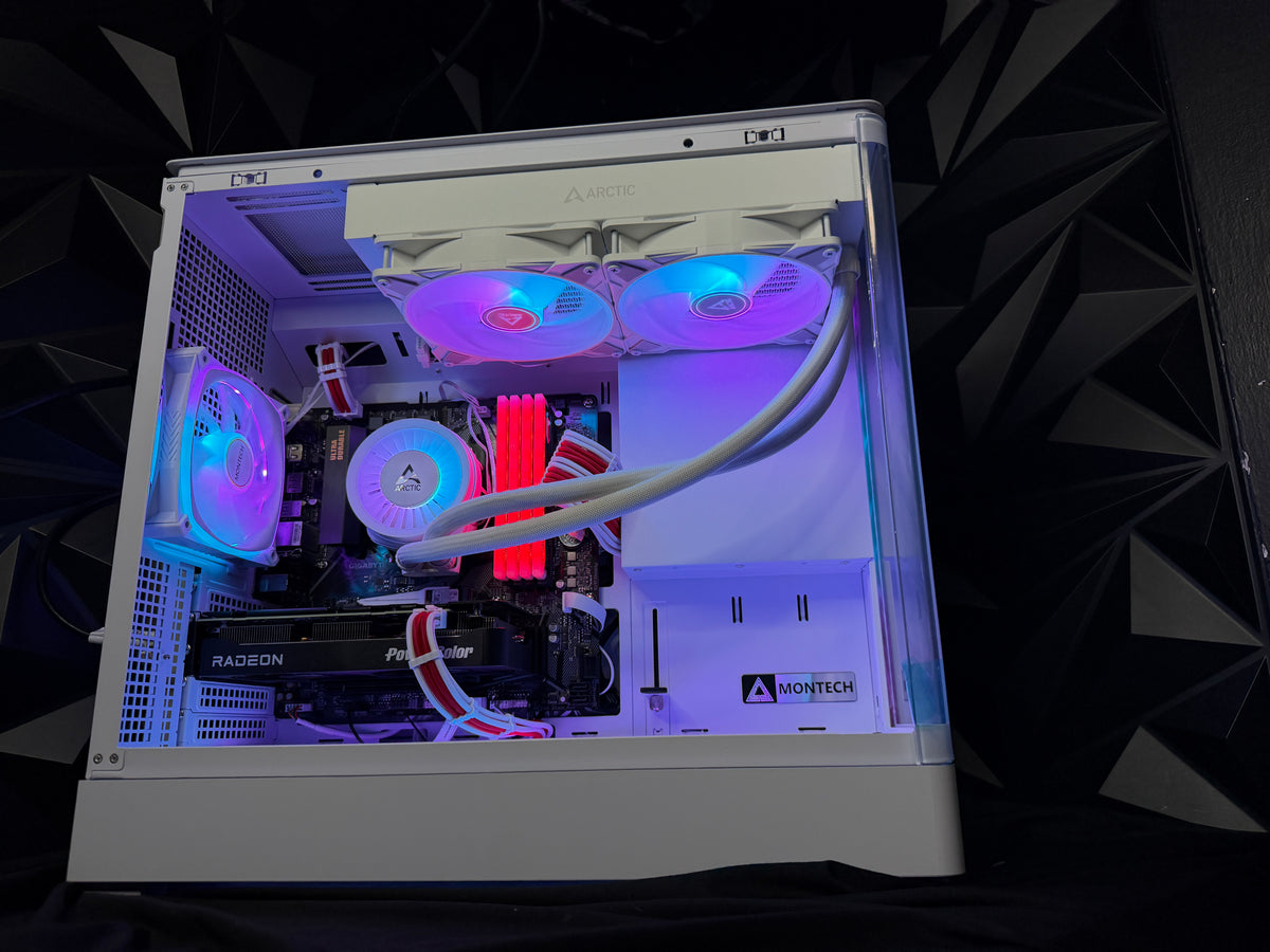 Blood Ice gaming PC close-up detail