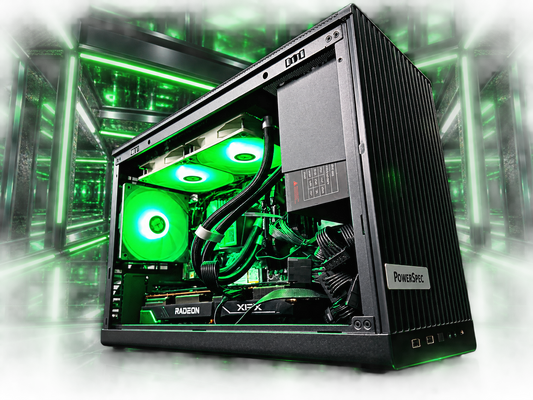 Infinity Gamer gaming PC with Ryzen 5 5600X3D and RX 6700 XT