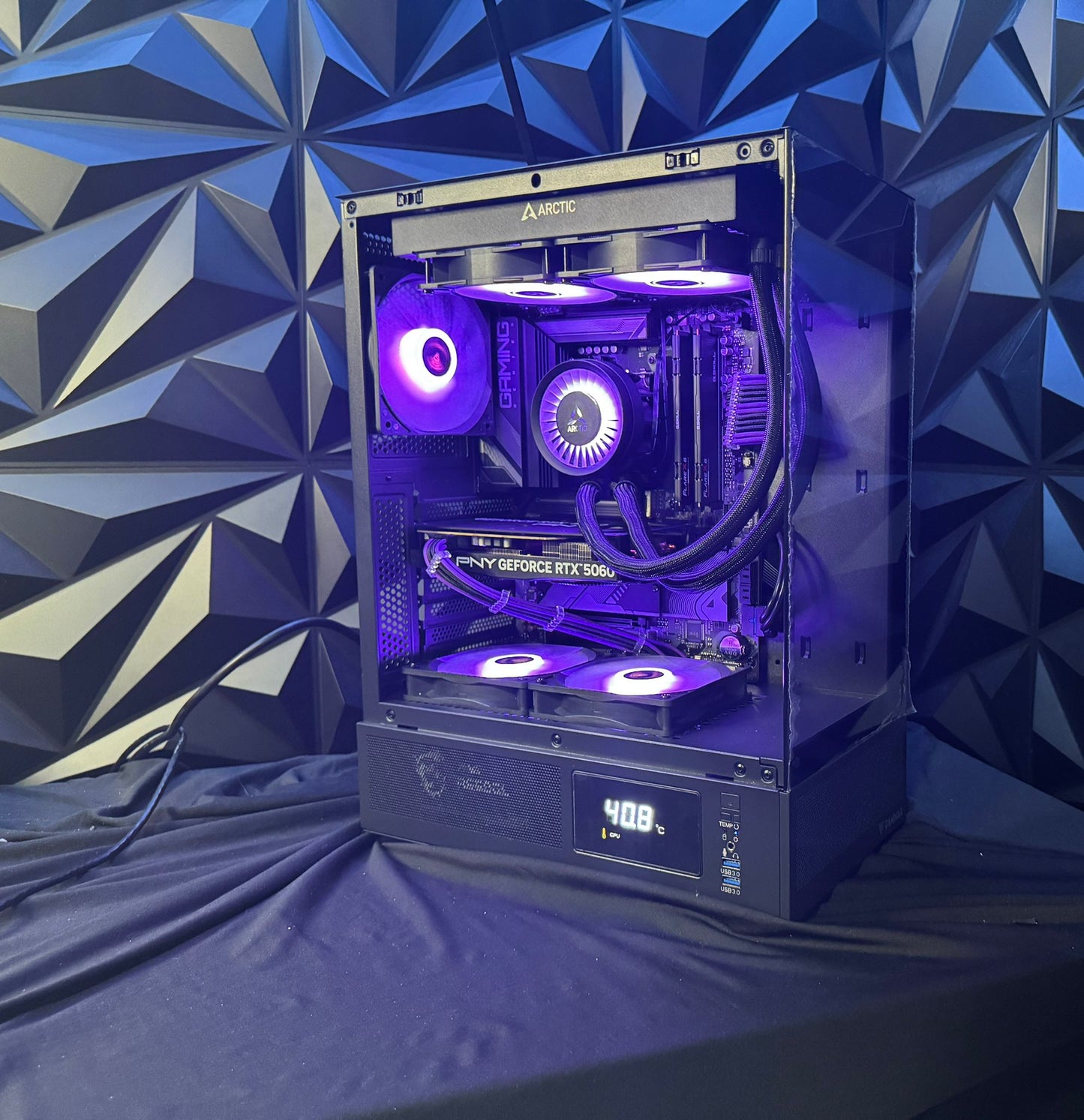 🎭 Purple Rain 🌧️💜 Ryzen 5 9600X| RTX 5060|  32 GB DDR5| 2 TB NVMe