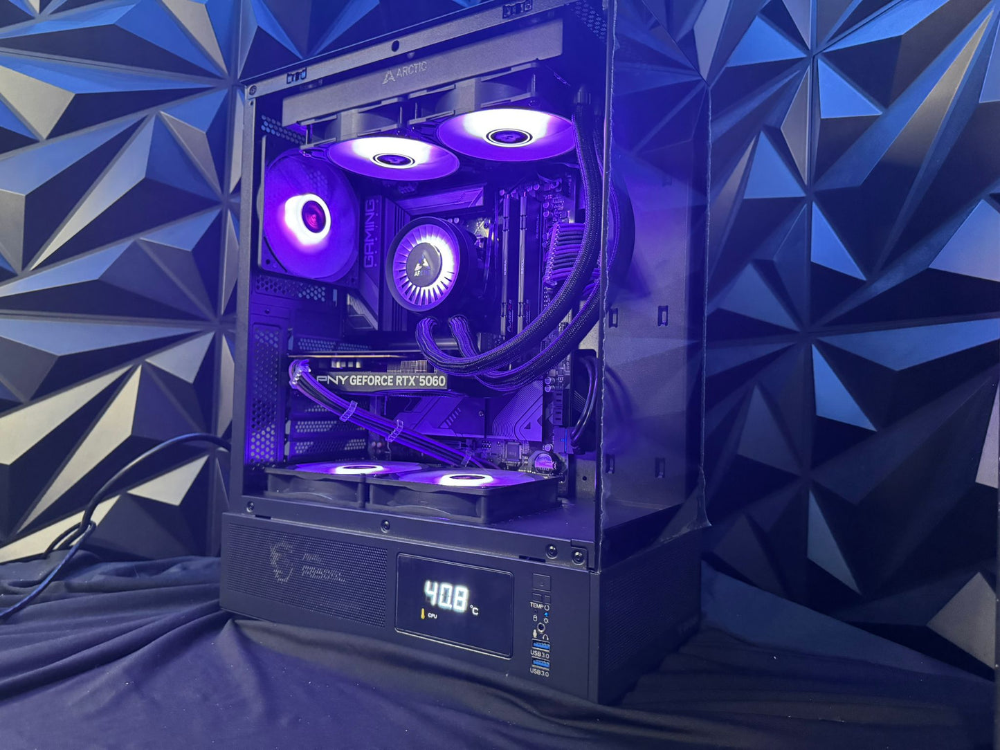 🎭 Purple Rain 🌧️💜 Ryzen 5 9600X| RTX 5060|  32 GB DDR5| 2 TB NVMe