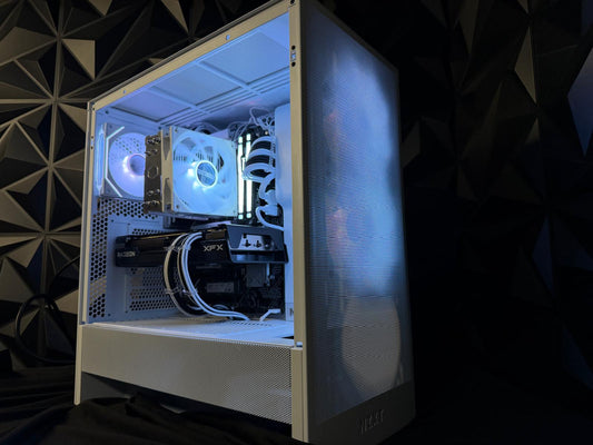 ❄️🖤 Black Ice 76 🖤❄️ Ryzen 5 7600 | RX 7600XT 16 GB | 32 GB DDR5 | 1.5 TB NVMe